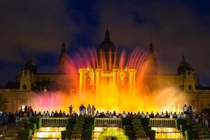 Magic Fountain light show in Barcelona