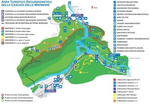 MappaCascataDelleMarmore-Umbria